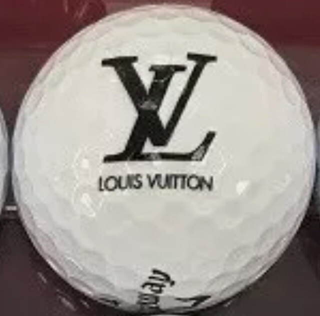 1 Dozen (12) Louis Vuitton Logo Callaway Chrome Soft Golf Balls Brand New No Box