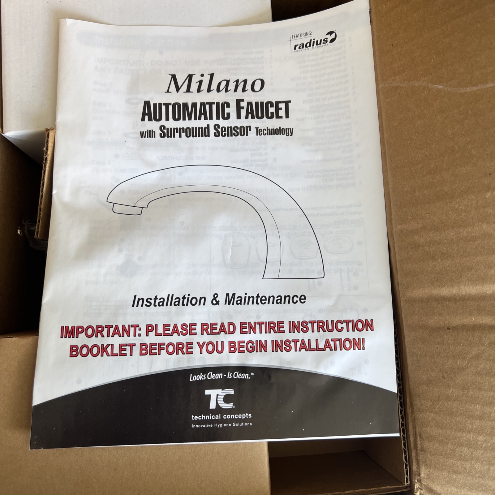 Technical Concepts 500617 AutoFaucet Surround Sensor Technology Milano Chrome GC