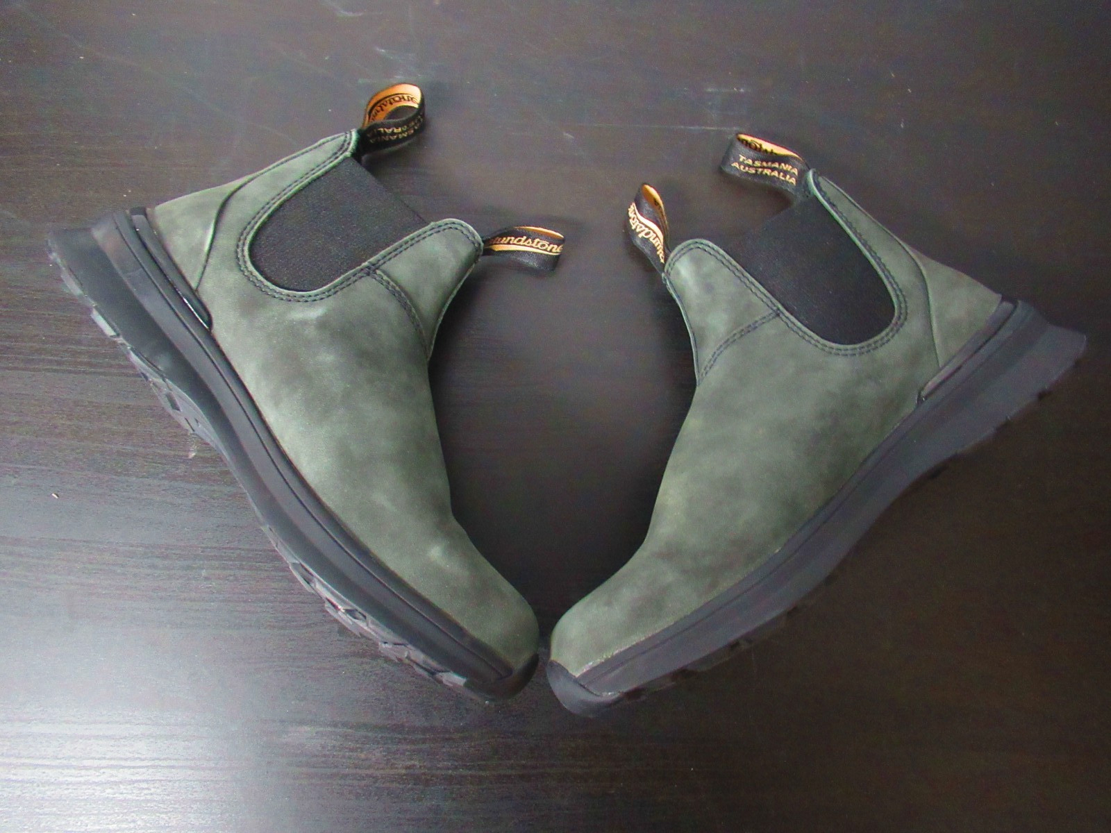 Blundstone Rustic Black All Terrain Leather Chelsea Boots Mens 5