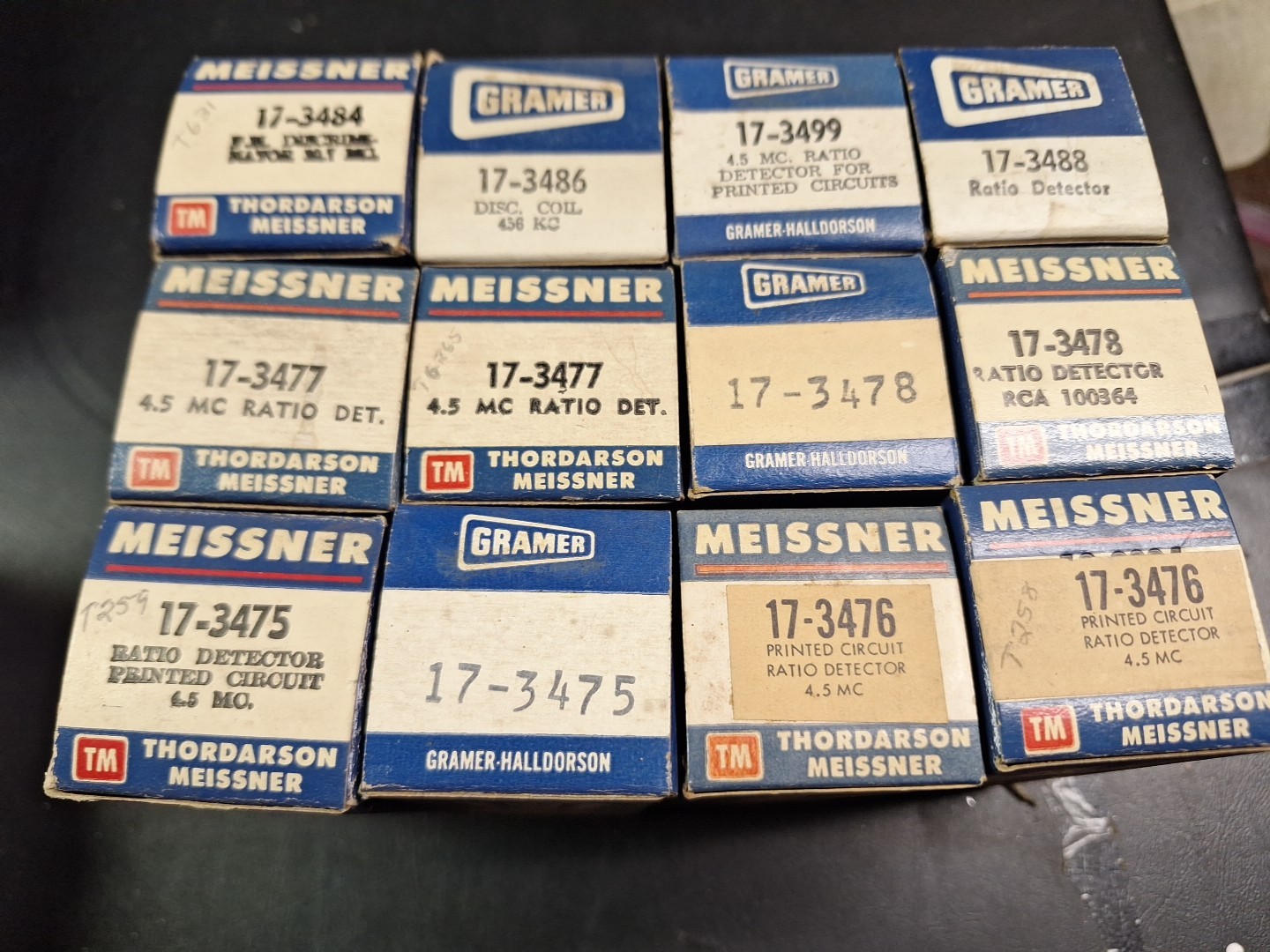 NOS Meissner TV IF transformer Sound Discriminator Video Ratio Detector Lot