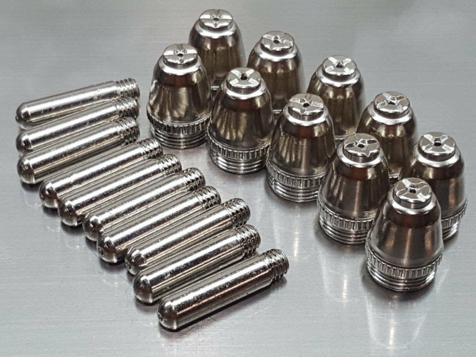 20 Pc Plasma Consumable Set for Rockwood Plasma-Cut 40 - 73717 73718 73719