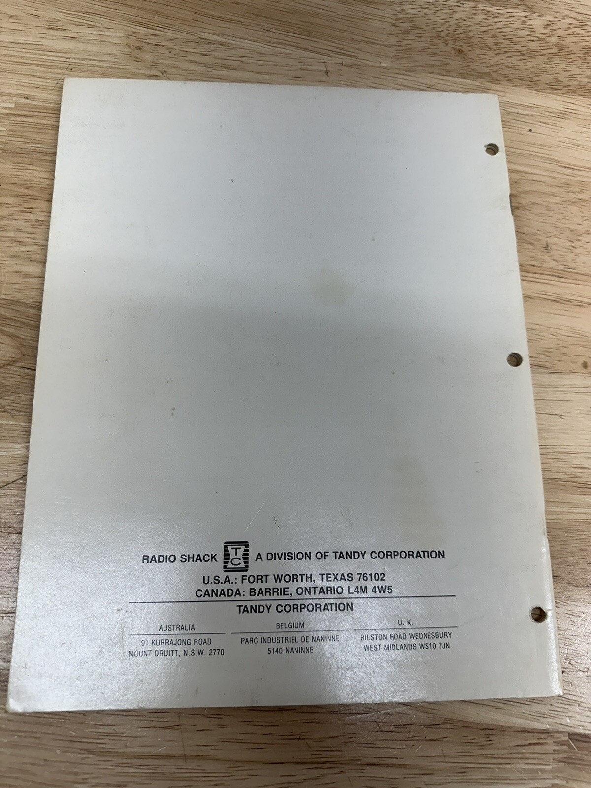 TRS-80 Earth Science 5.25” Floppy Disk