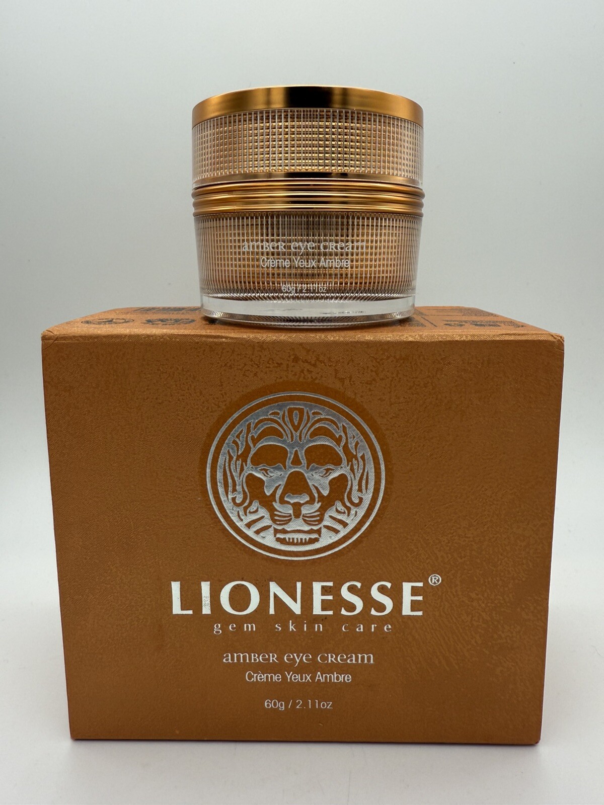 LIONESSE AMBER EYE CREAM-REDUCES PUFFINESS- 2.11 fl oz / 60 g - BRAND NEW-SEALED
