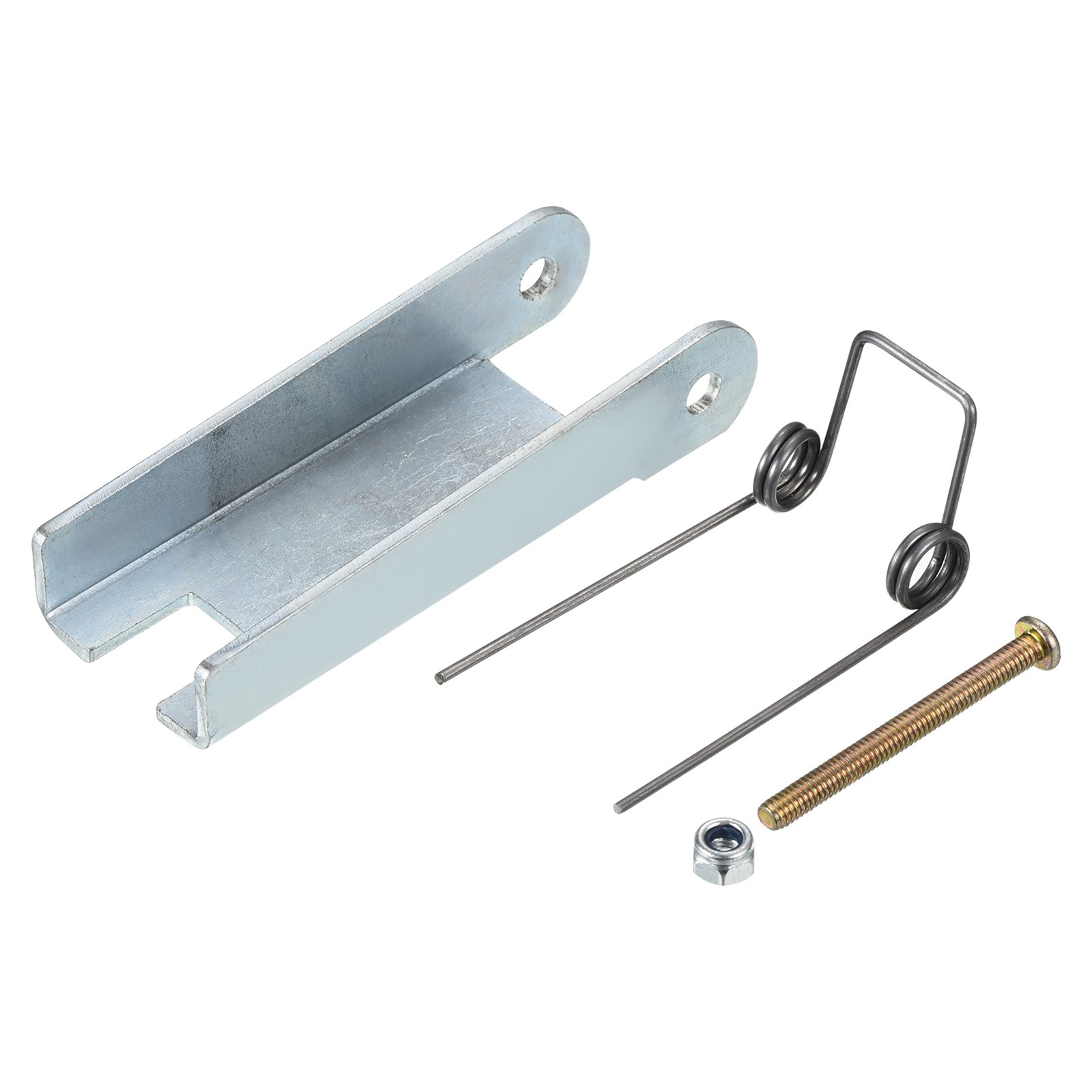 84mm Hook Safety Latch Kit, 2 Pack Metal Towing Hitch Replacement, Silver