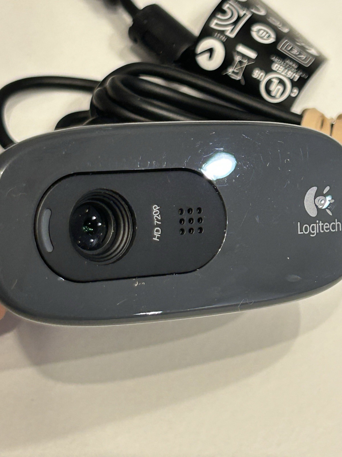 Logitech V-U0018 USB HD 720p Webcam, Built-in Microphone