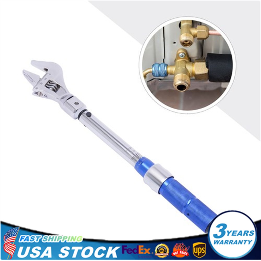 Torque Wrench Adjustable Open End Torque 5-25nm Clicking Wrench Interchangeable