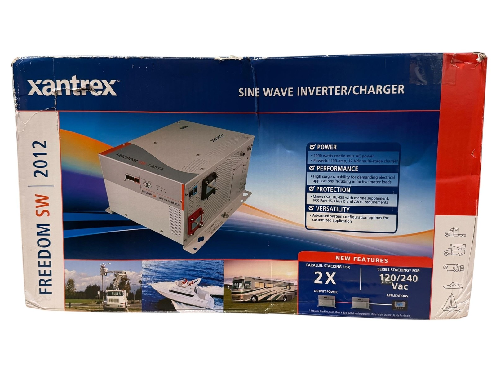 Xantrex 815-2012 Inv/Chgr, Free-SW 2000W 12V 100A T-Sine