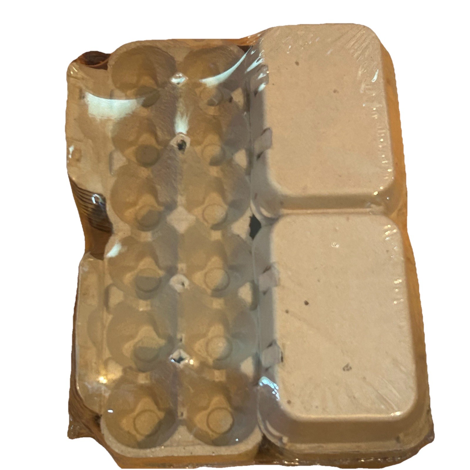 48 Half Dozen Egg Cartons Empty Natural Paper Pulp Eco Friendly (24 Per Pack)
