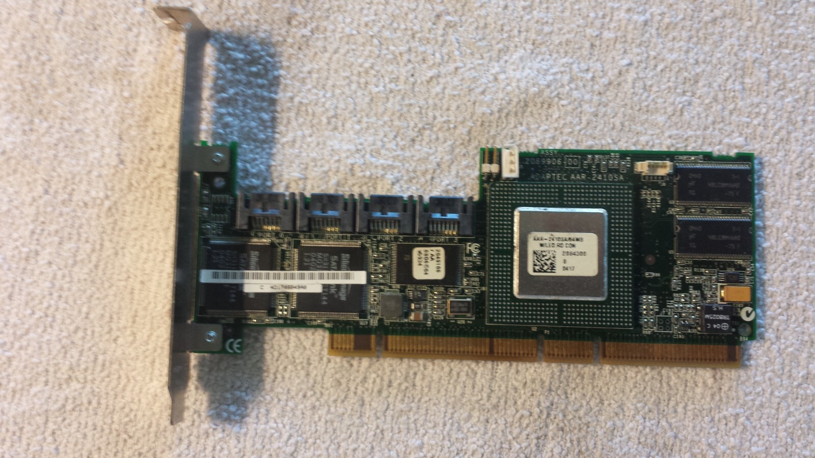 Adaptec AAR-2410SA with 64M with LED RAID Adapter Card Board