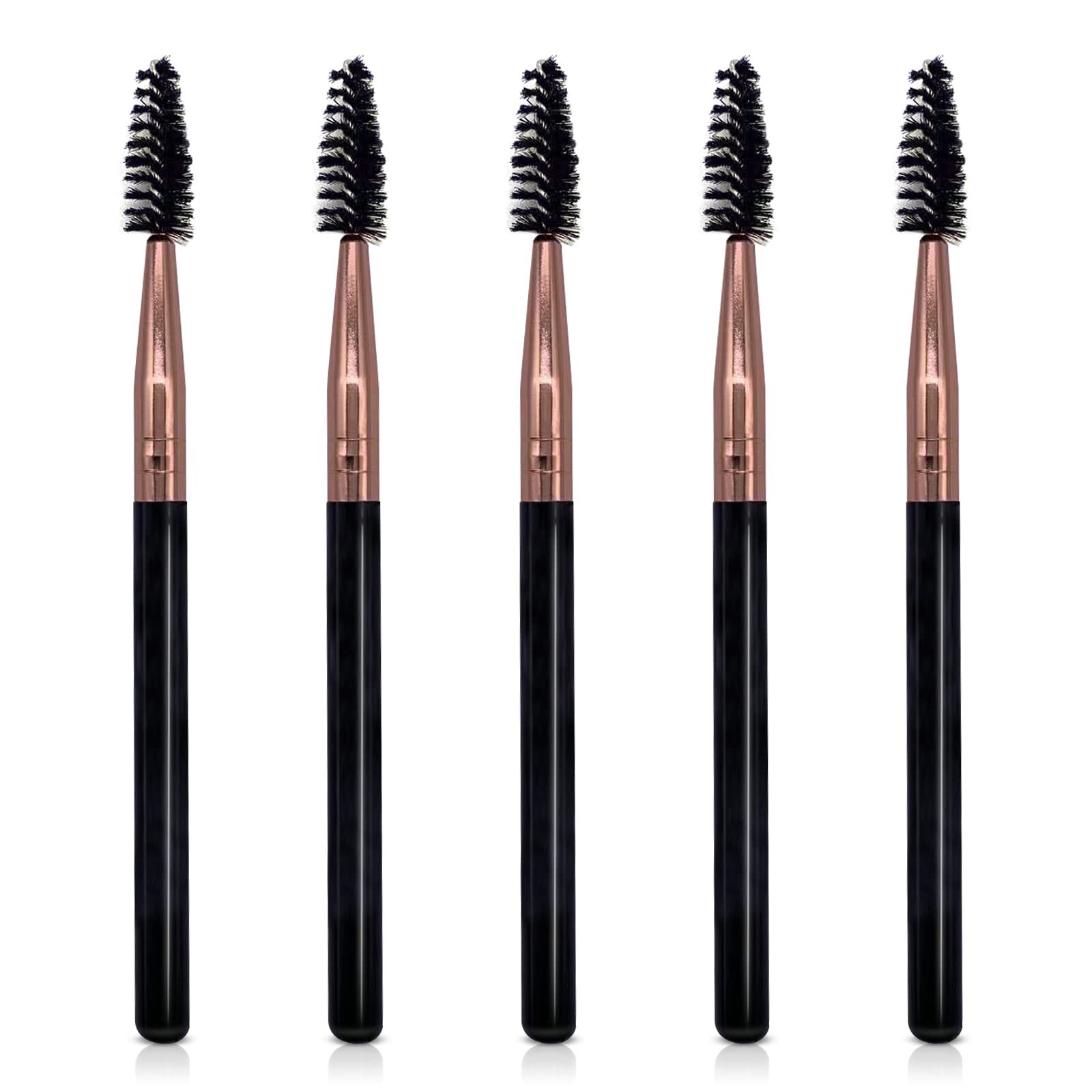 UorPoto Mascara Brush Wands Makeup Lash Spoolies Set 5Pcs Spooly Eyelash Eyeb...