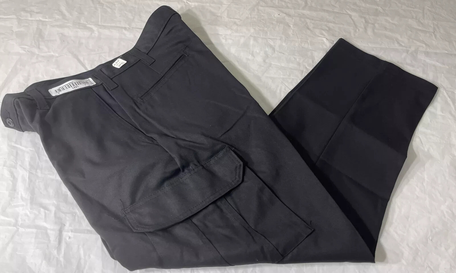 Cintas 270-35 Mens Size 36X29 ComfortFlex Black Cargo Uniform Work Pant (VG)A!