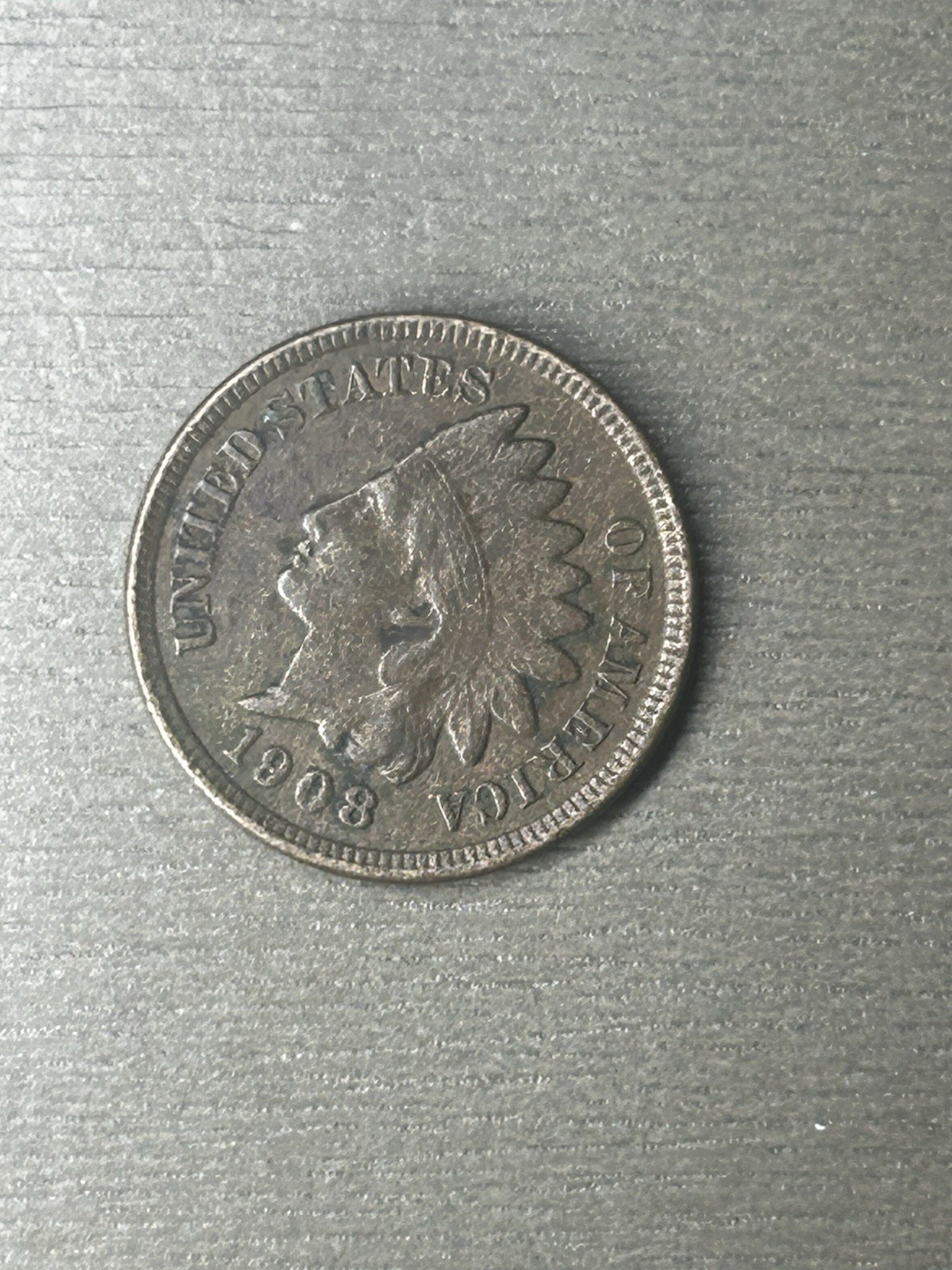 1908 Indian Head Cent Very Fine++ Condition Nice Details Exact Coin Imaged #E76