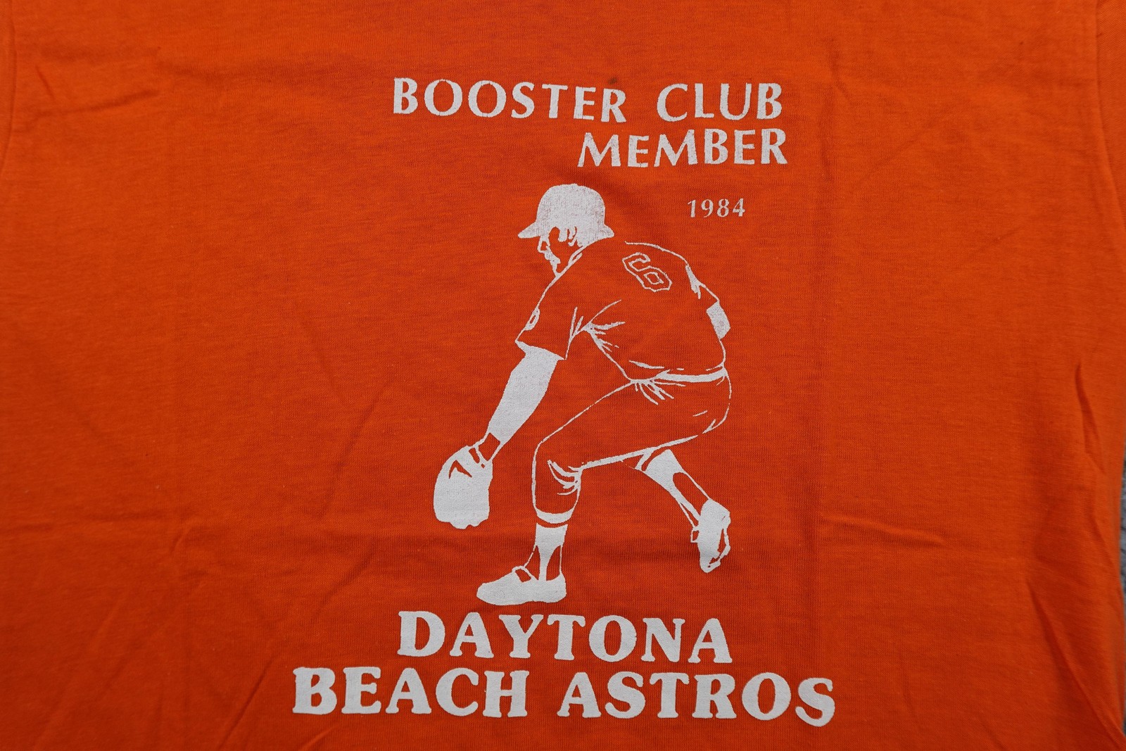 Vintage Daytona Beach Astros Shirt Mens Large Orange MILB Baseball Healthknit