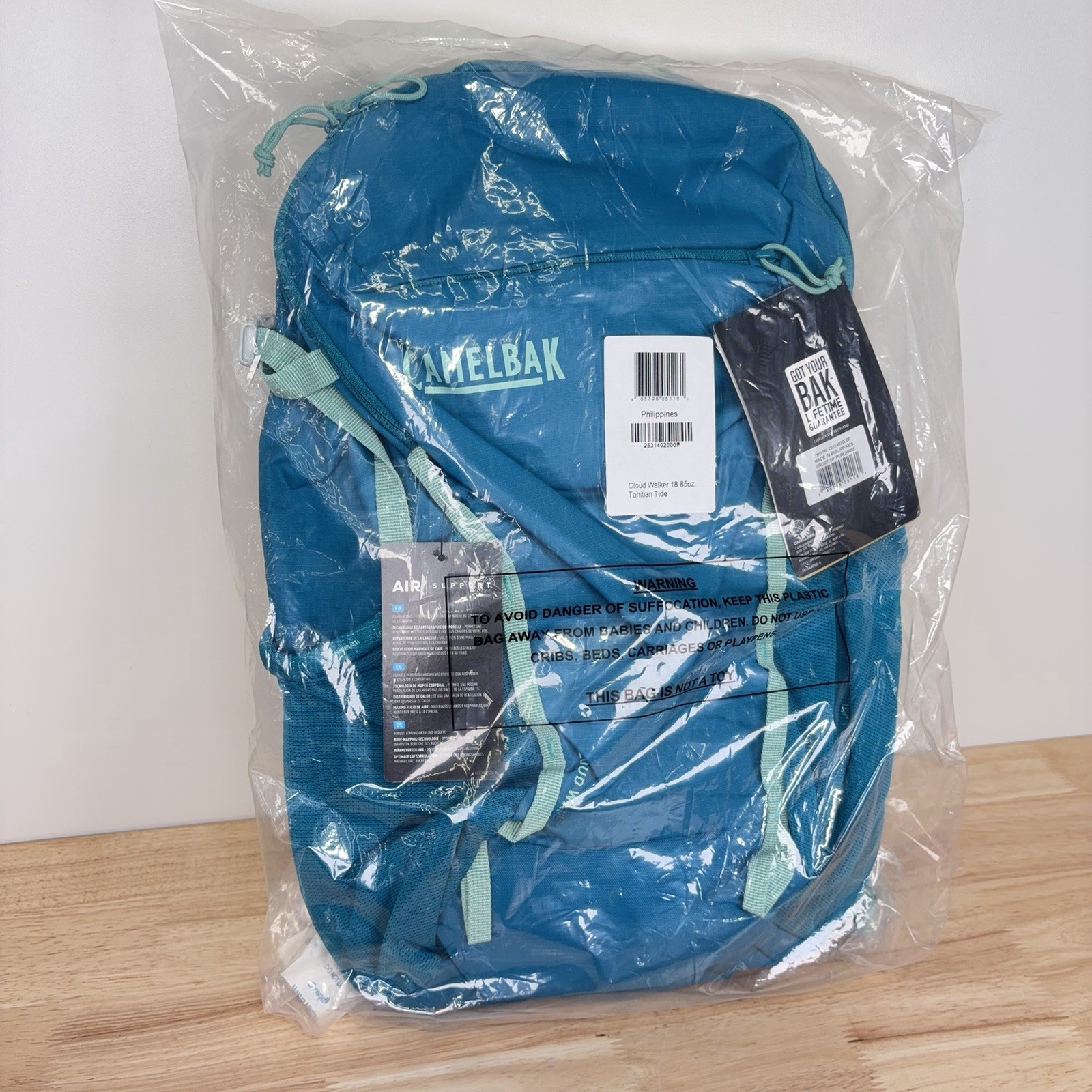 Camelbak Cloud Walker 18 Hiking Hydration Backpack Tahitian Tide 85Oz
