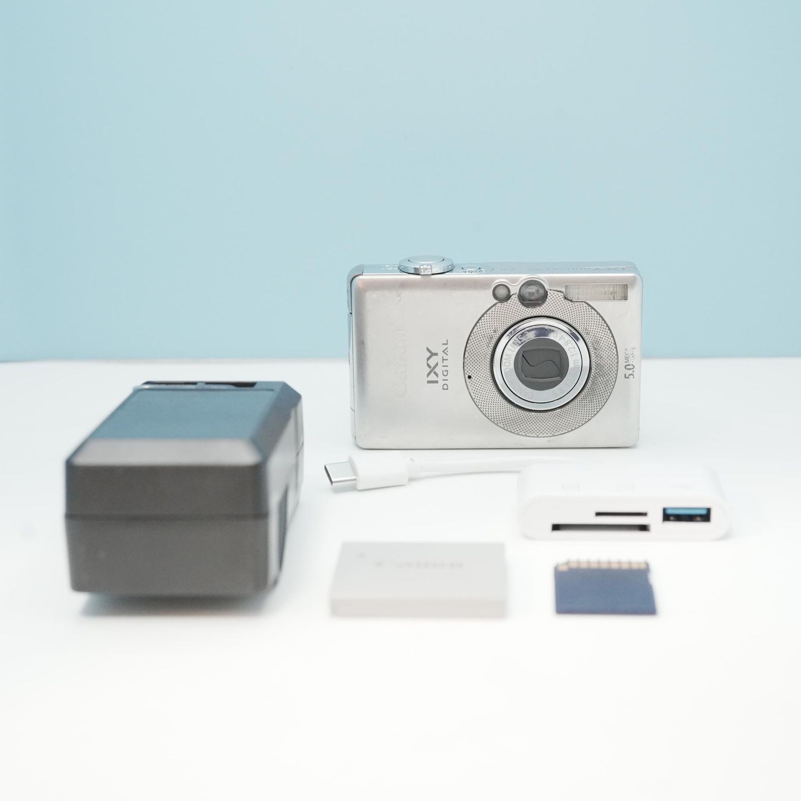 Canon IXY DIGITAL 55 Compact Digital Camera Tested Working Seller Japan