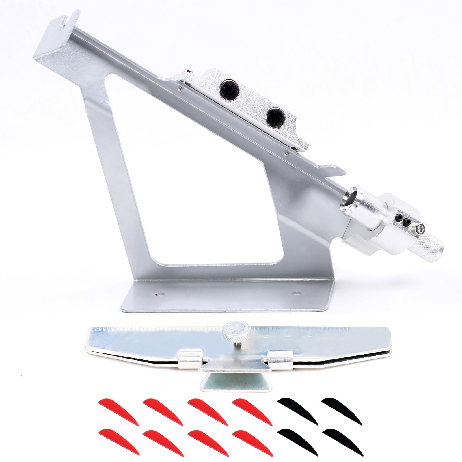 FENJANER Arrow Fletching Jig - Adjust Archery Arrow Fletchings Tool Jig Kit w...