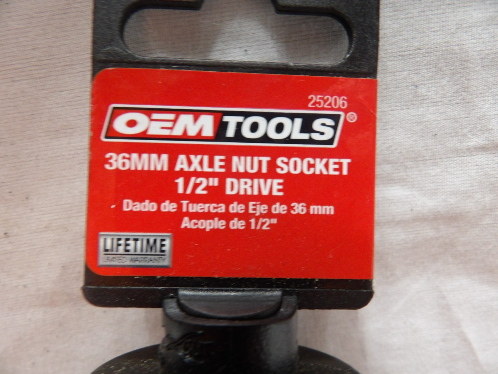 36mm Axle Nut Socket 1/2" Drive
