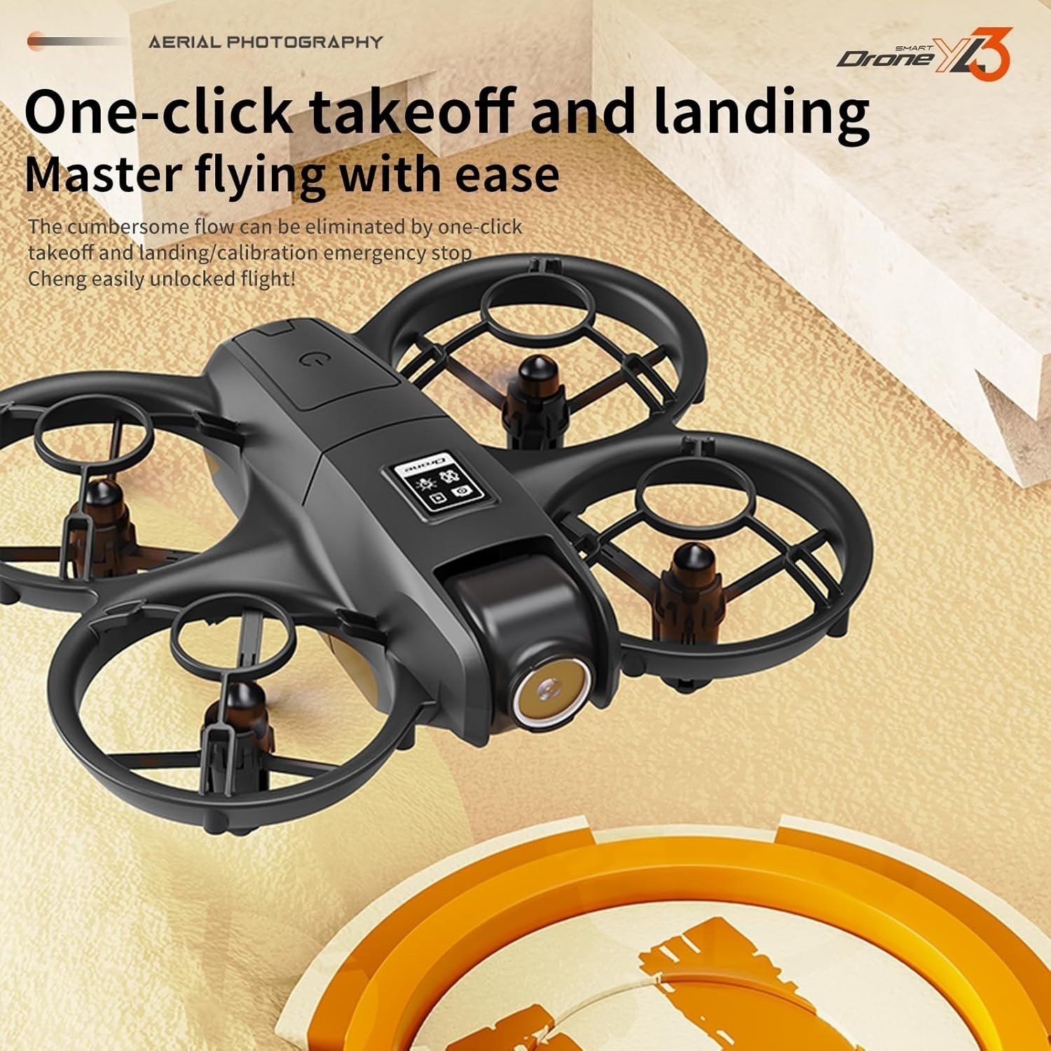 4K HD Drone With Remote Control, Dual Camera One-Touch Operation