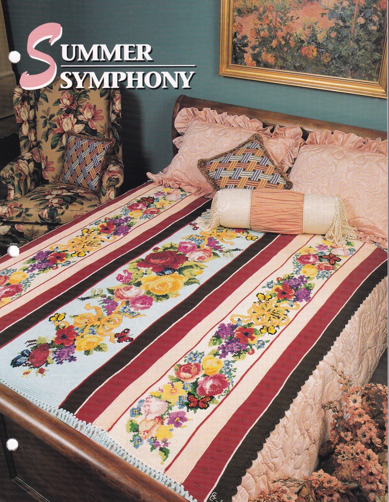 Crochet Afghan Pattern SUMMER SYMPHONY Instructions Annie's