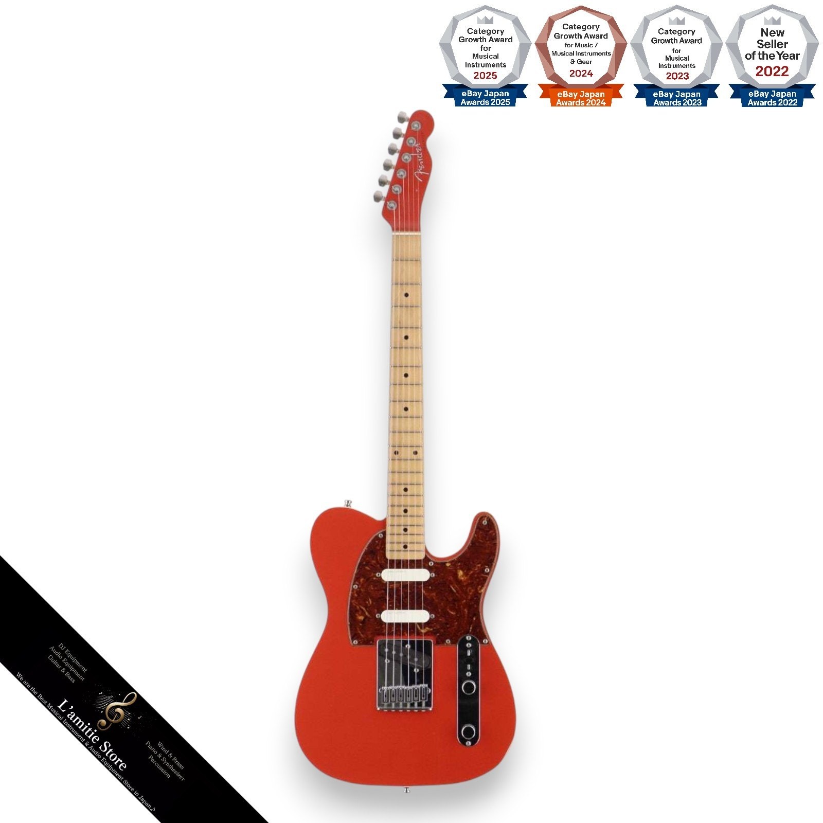 Fender Japan TL62B95DK MOD Signature Telecaster Electric Guitar 3PU Vintage Sty