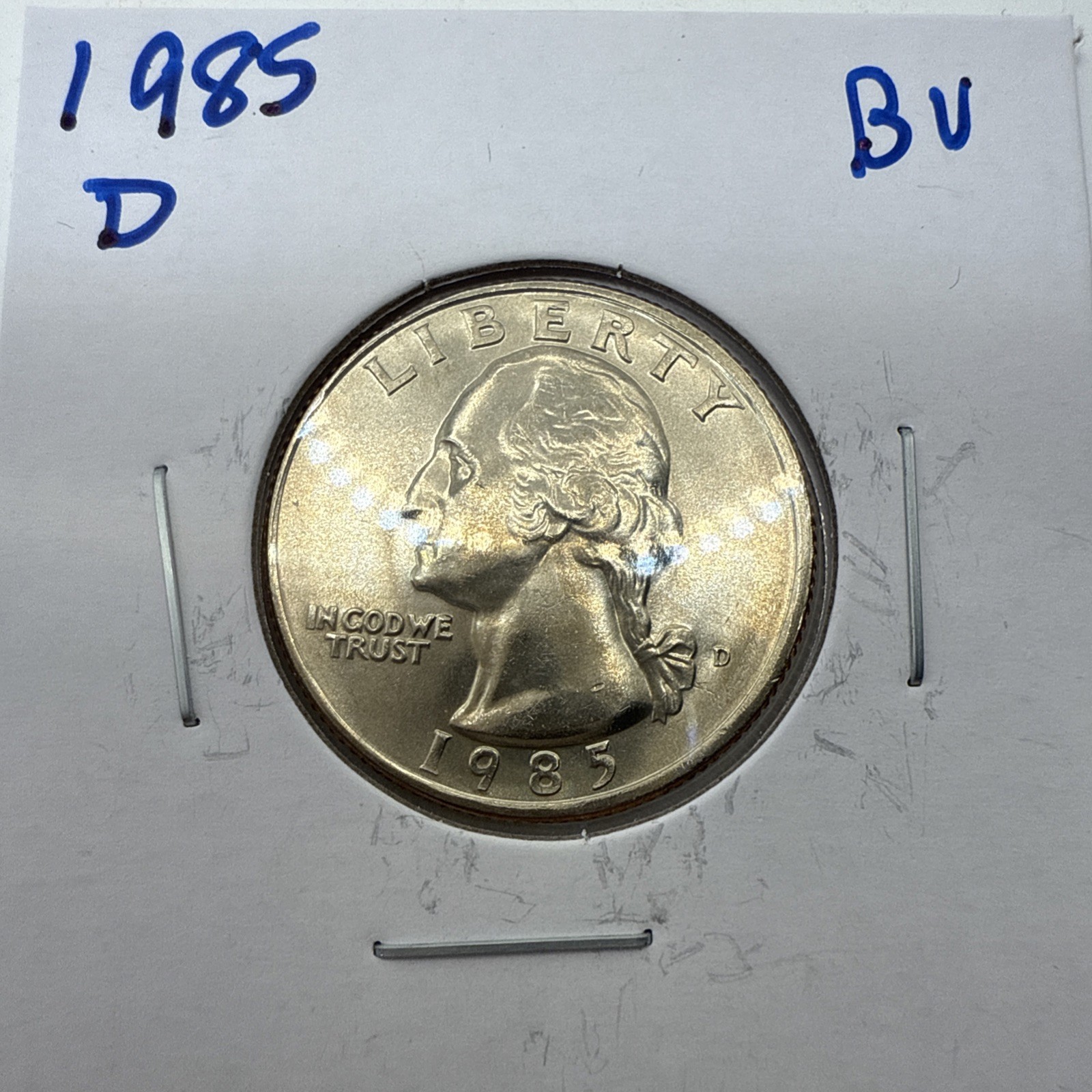 1985-D Washington Quarter BU (Brilliant Uncirculated) Denver Mint