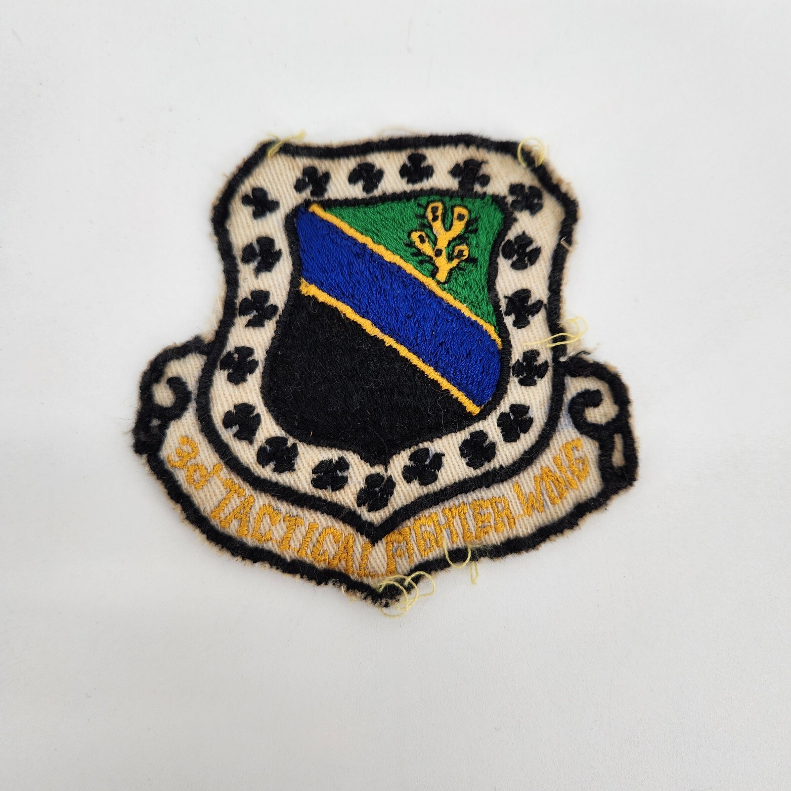 USAF 3d Tactical Fighter Wing Rare Hndwoven Theater Made