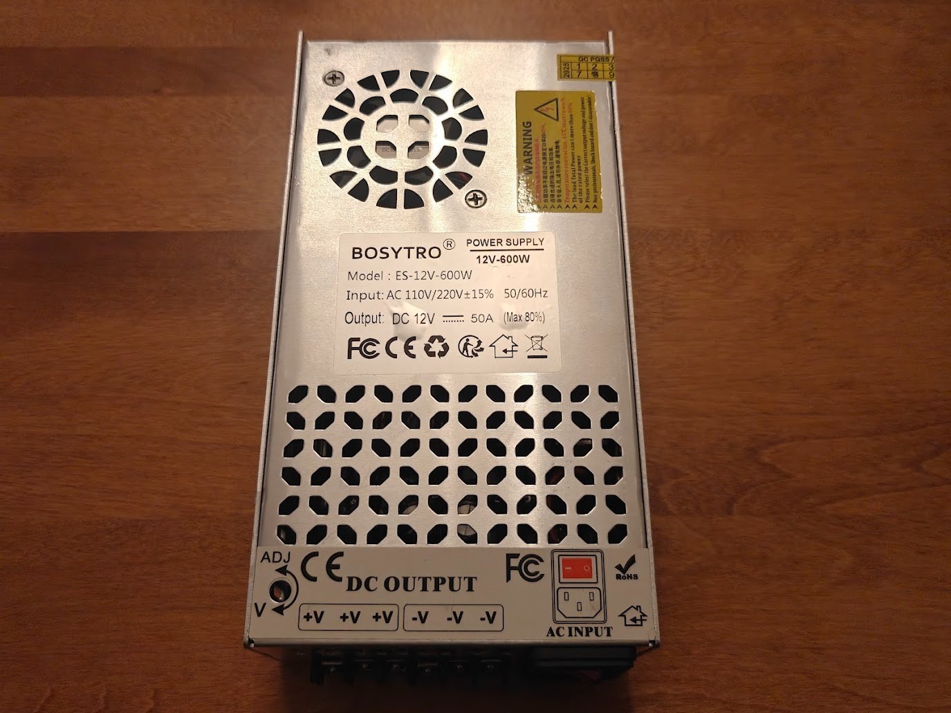 BOSYTRO 12V 50A 600W DC Switching Power Supply, Universal Regulated Switching