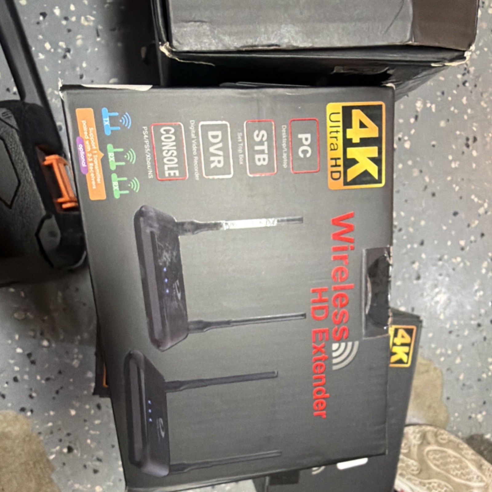 Wireless HD Extender 4K Ultra HD HDMI for PC, Laptop, Camera, DVD, STB