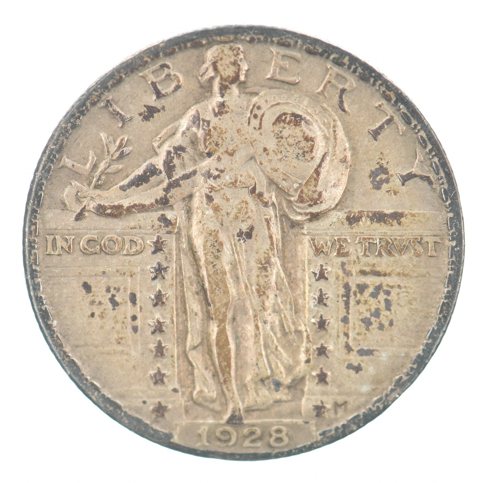 1928 Standing Liberty Quarter Beautiful Tone *2808