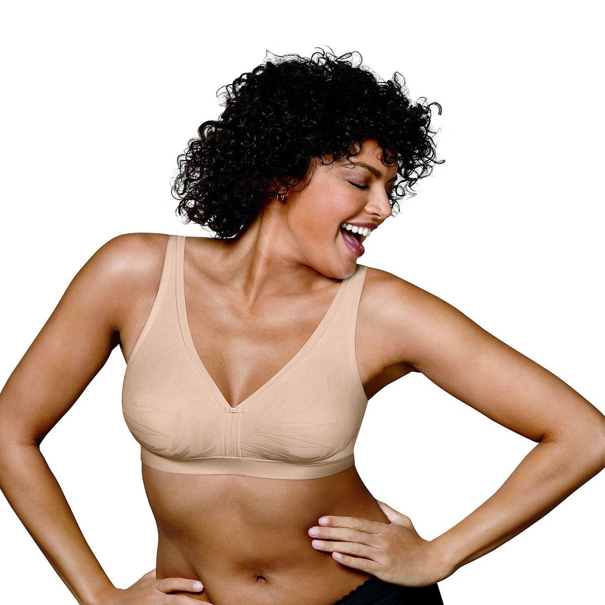 Playtex 18 Hr Super Soft Full Figure Wireless Bra US4690 Taupe 36,38,40,42,44