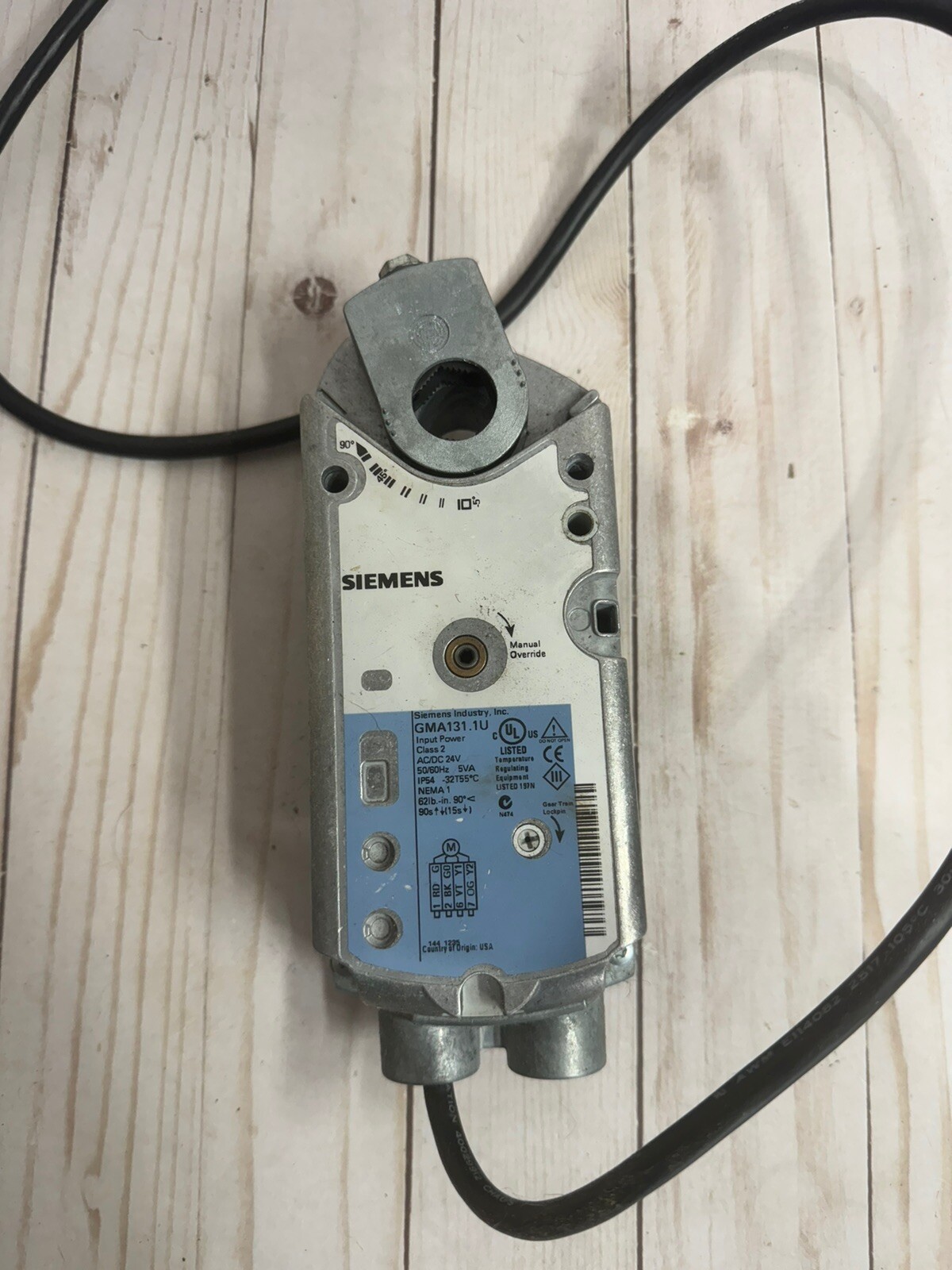 GMA131.1U | Siemens Industry | Actuators & DampersOpenAir GMA Series Electric
