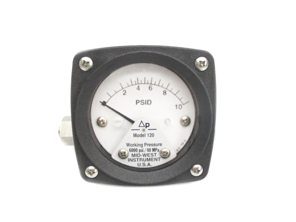 MID-WEST INSTRUMENTS 120SA-00-00 0-10PSID 6000PSI NSNP