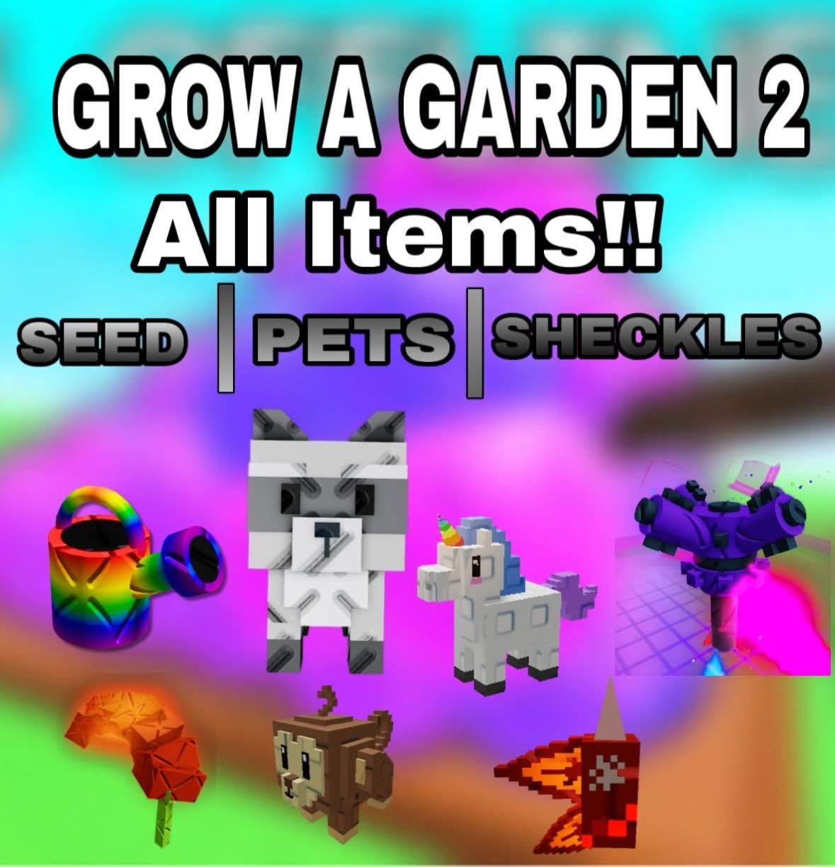 🌱Grow A Garden 2🌱 - 🪴All Items🪴 | GAG2 | FAST | CHEAP