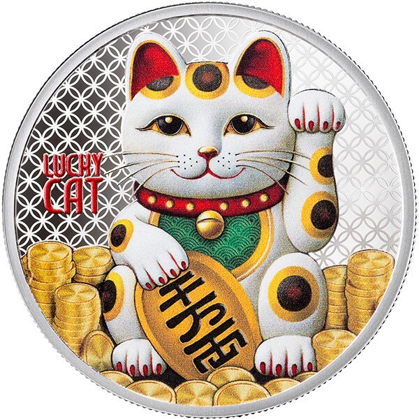 2026 Samoa Maneki-neko Lucky Coin 1/2 oz Proof Silver Coin