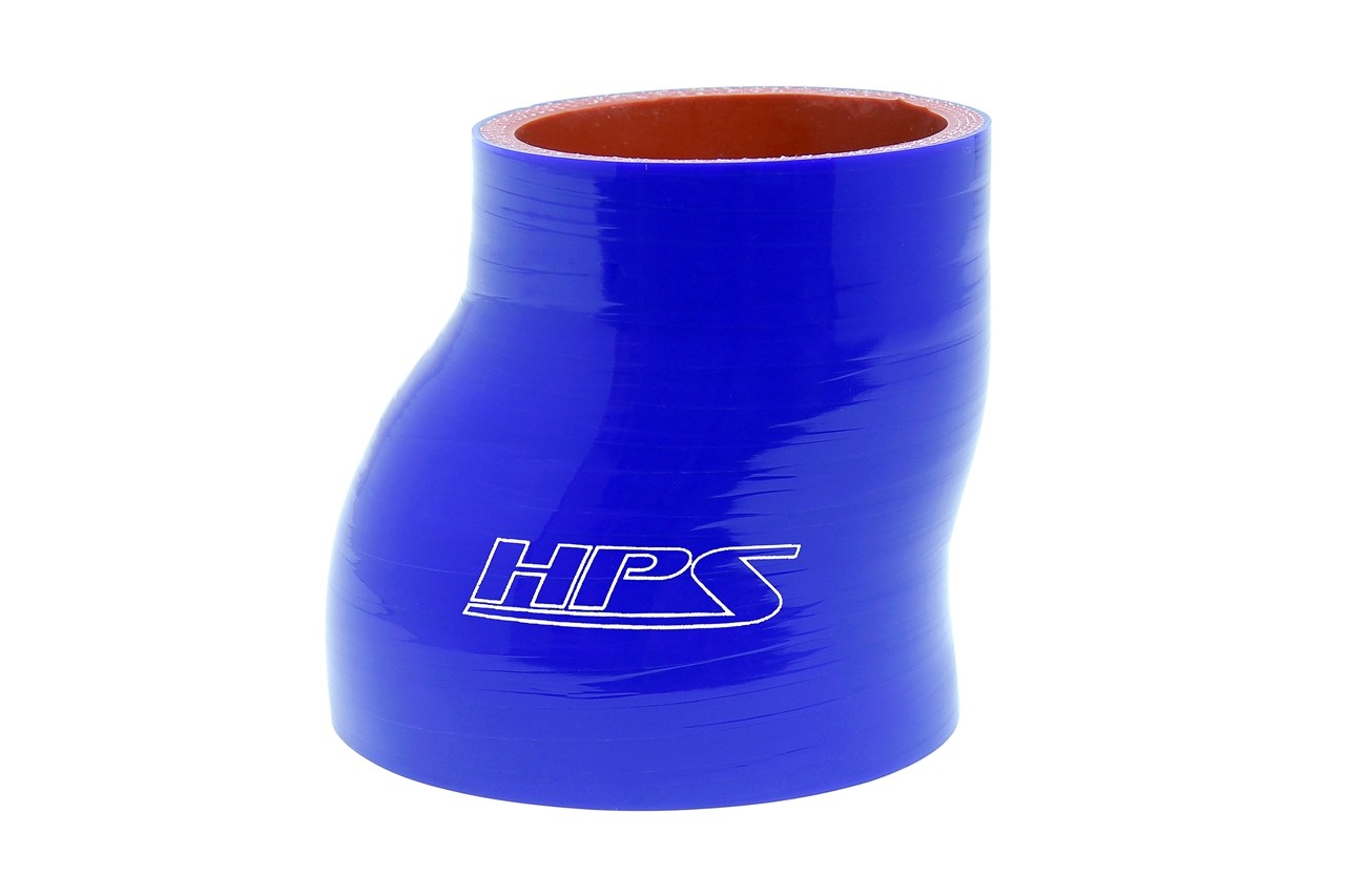 HPS HTSOR-200-225-BLUE 2"-2.25" 51mm-57mm ID Reducer Coupler Hose 4-Ply Blue 3"