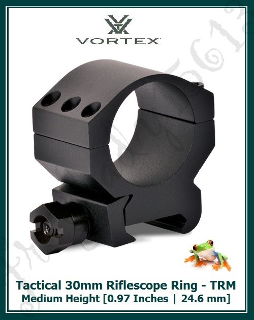 VORTEX Tactical 30mm Riflescope Ring - Medium Height - TRM - (One Ring Only)