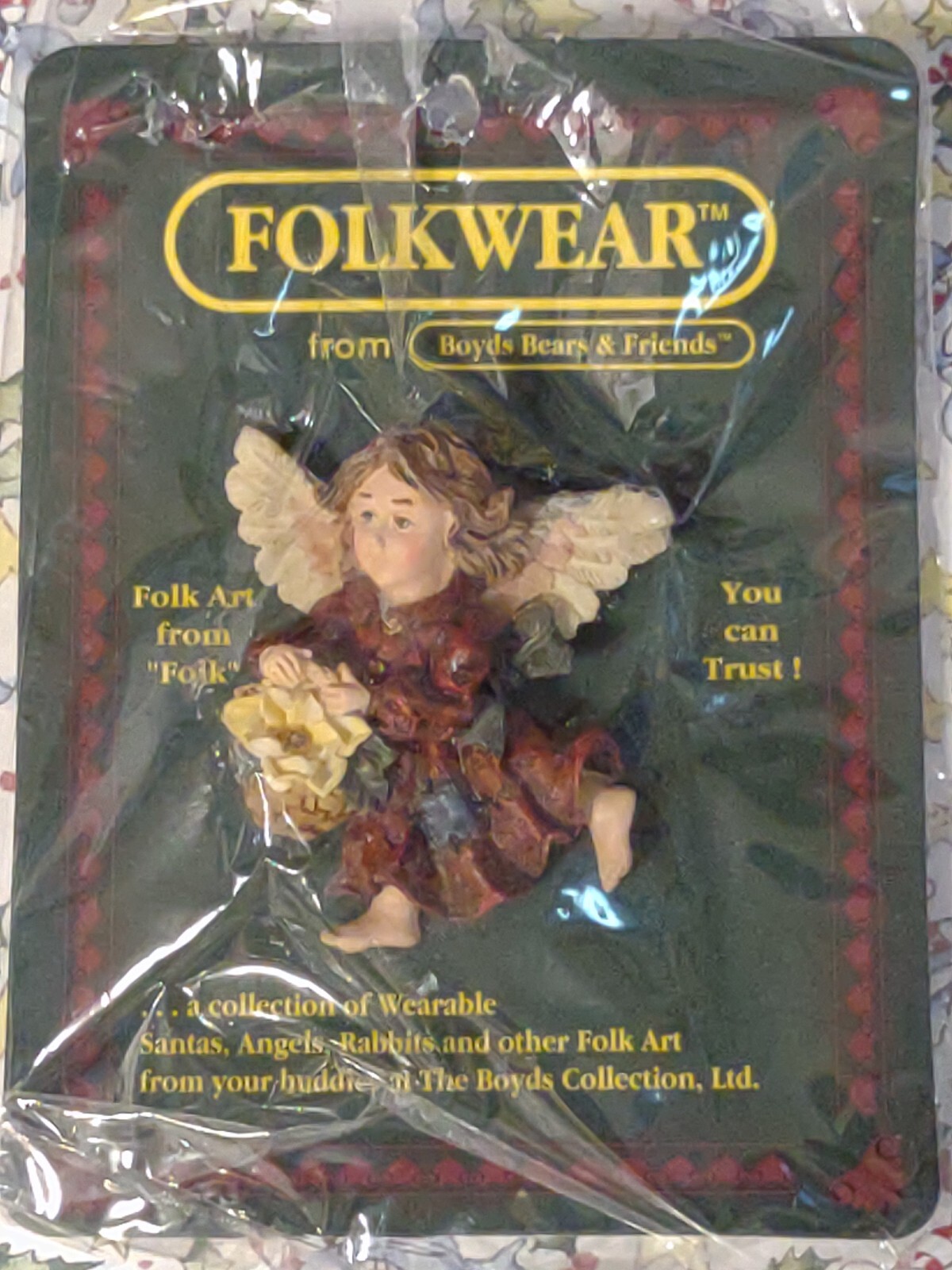 Boyd's Bears - Folkwear Pin Minerva with Daffodils #2658