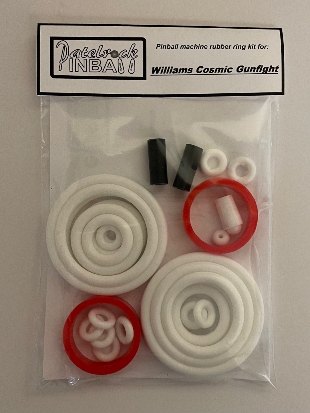 1982 Williams Cosmic Gunfight Pinball Machine Rubber Ring Kit