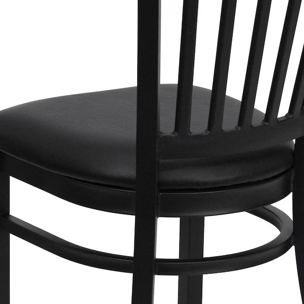 Hercules Restaurant Chair, 17 in W 20-1/4" L 34-1/4" H, Vinyl Seat Flash