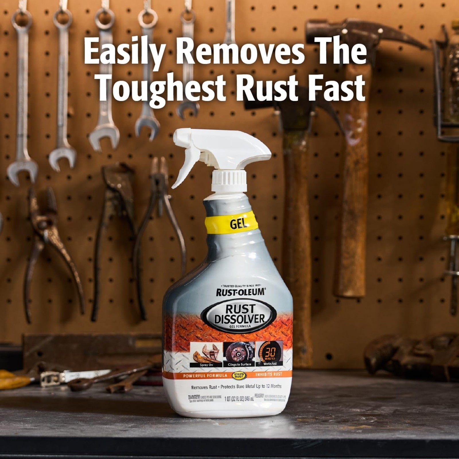 Rust-Oleum Rust Dissolver Trigger Spray Gel | Heavy-Duty