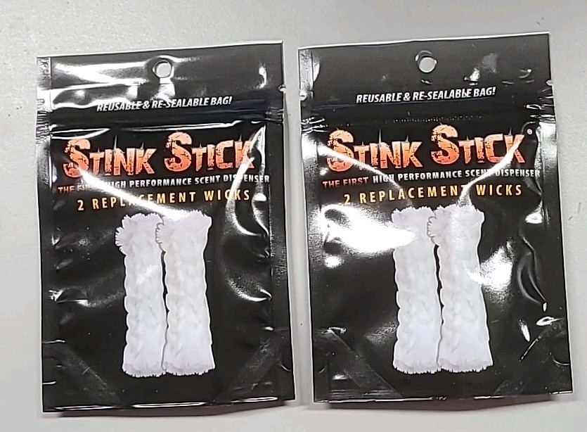 2 ConQuest Stink Sticks Wicks Refill 2 pk. (Total Of 4) FREE SHIPPING