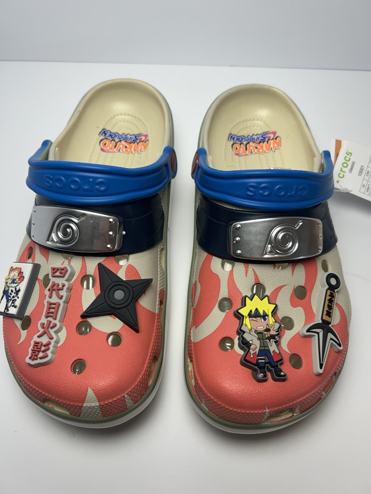 Crocs x Naruto Shippuden Minato Namikaze  Classic Clog US Men’s Size 9