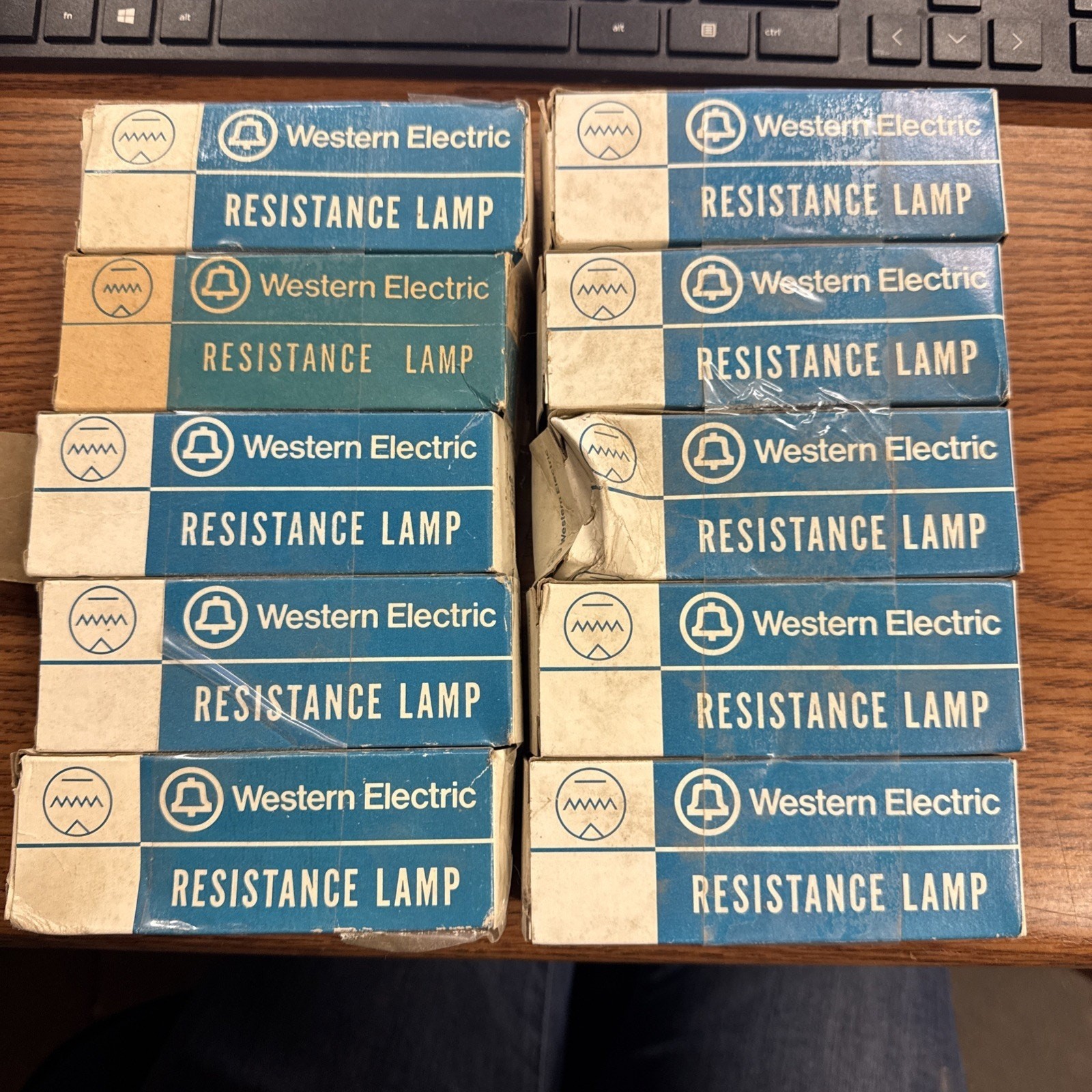 Lot of 10 NOS 13A WESTERN ELECTRIC RESISTANCE LAMP Bin6
