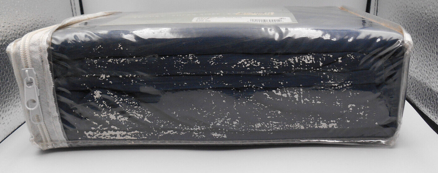 NEW SIGNATURE COLLECTION BRUSHED MICROFIBER FULL SET NAVY