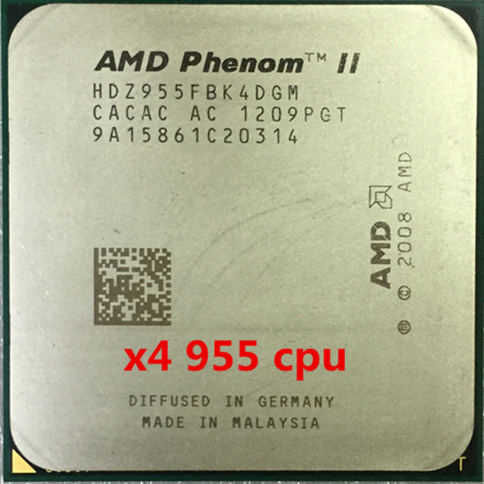 AMD Phenom II X4 955 3.2 GHz Quad-Core CPU Socket AM3 HDZ955FBK4DGM Processor