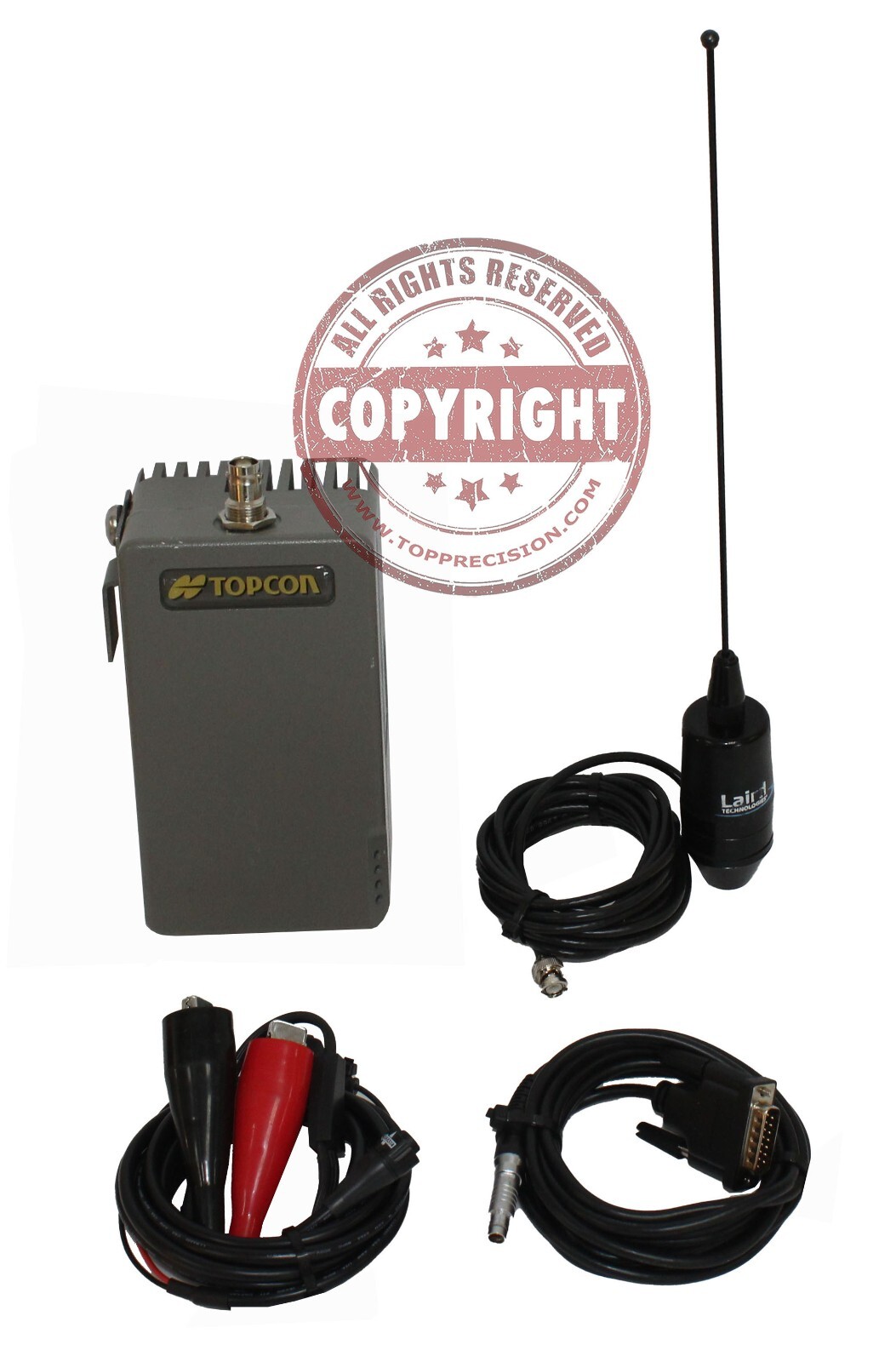 TOPCON TRL-35 UHF RTK GPS EXTERNAL RADIO, 410-470MHZ, SURVEYING, REPEATER, SATEL