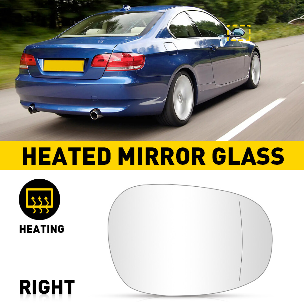 Right Side Mirror Glass Heated For BMW E81 E90 E91 E92 325i 328i 335i 2009-2013