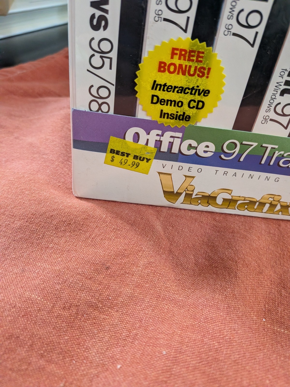 Vintage Viagrafix Microsoft Office 97 Training VHS Tapes Computer Archive