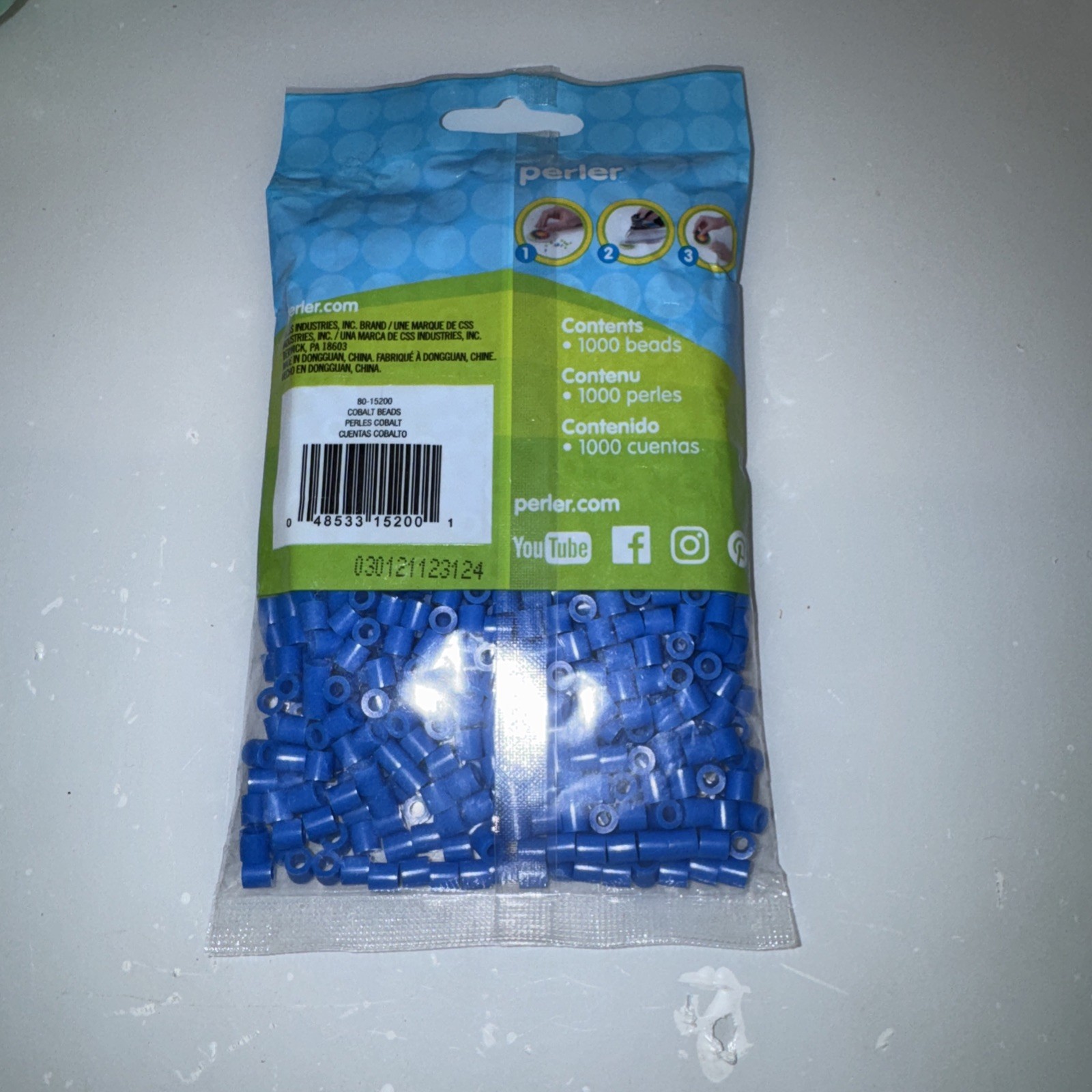 Perler Beads 1,000/Pkg Cobalt Blue