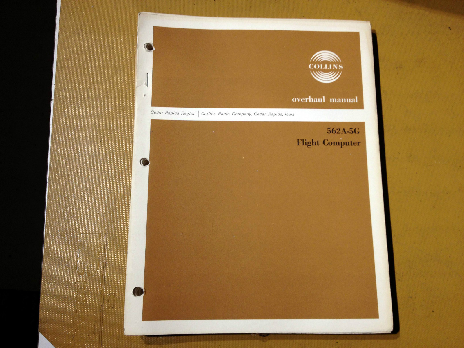 Collins 562A-5G Flight Computer Overhaul Manual